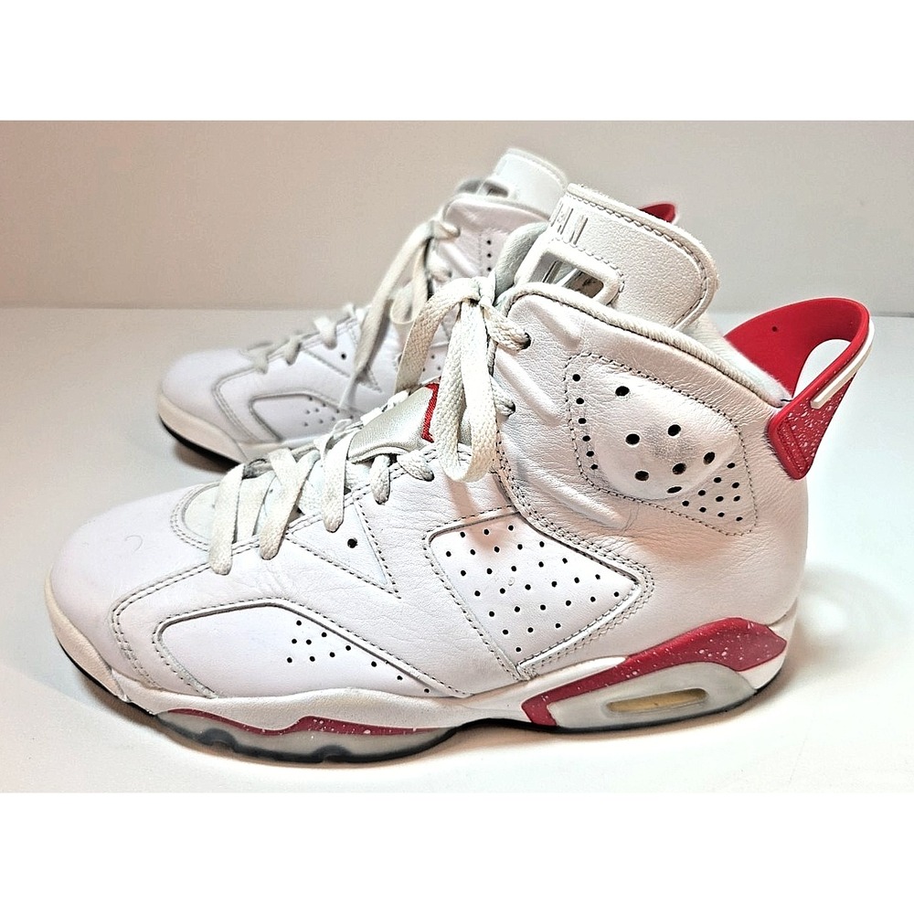 Size 7.5 - Nike Air Jordan 6 Retro Red Oreo White (2022)  CT8529-162